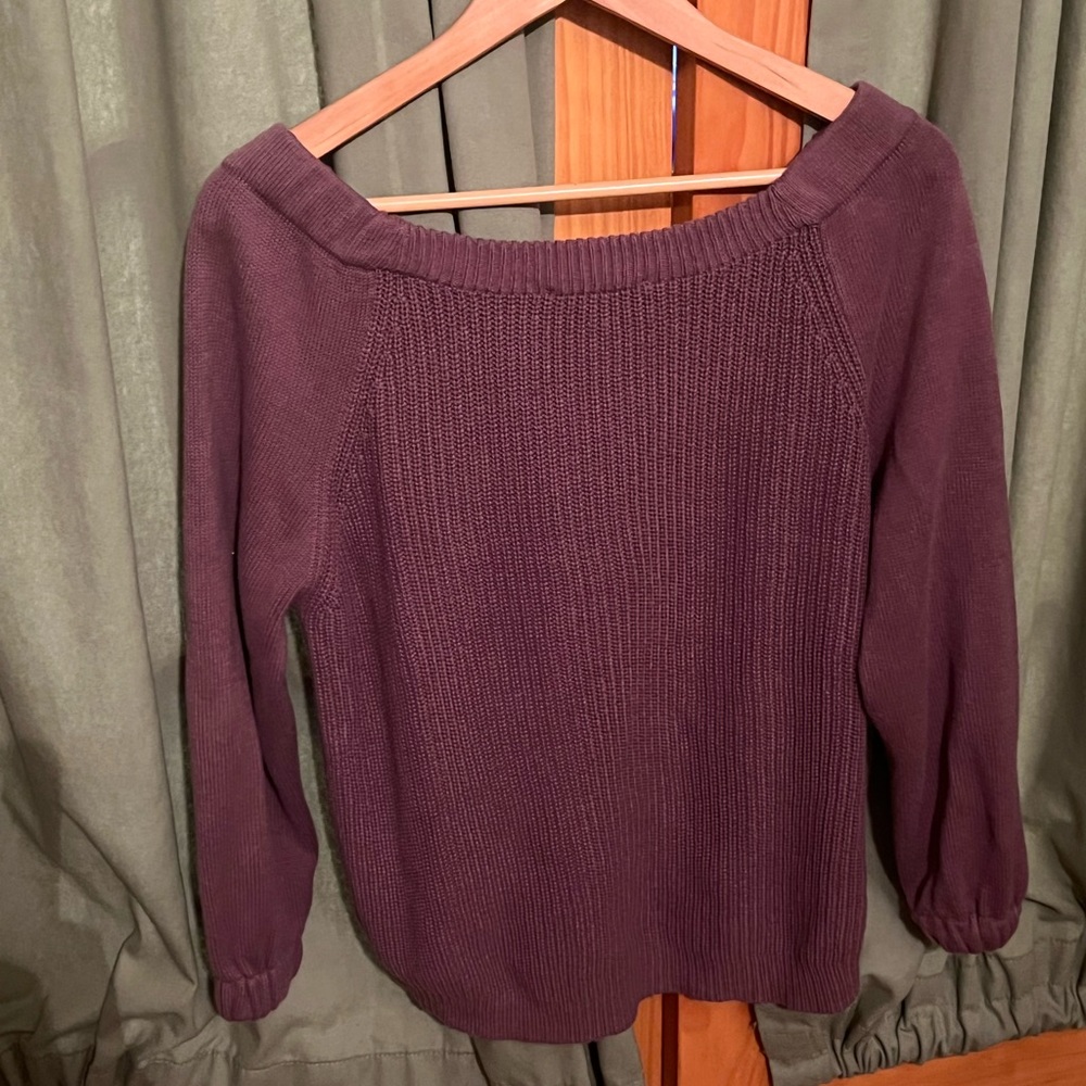 Purple Express Fall Sweater